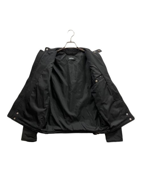 DIESEL（ディーゼル）DIESEL (ディーゼル) コットンライダースジャケット ブラック サイズ:Sの古着・服飾アイテム