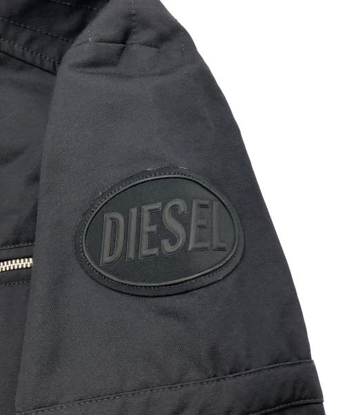 DIESEL（ディーゼル）DIESEL (ディーゼル) コットンライダースジャケット ブラック サイズ:Sの古着・服飾アイテム