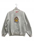 SUPREMEシュプリーム）の古着「Crest Crewneck」｜グレー