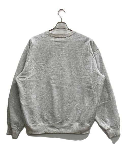 SUPREME（シュプリーム）Supreme (シュプリーム) Crest Crewneck グレー サイズ:Lの古着・服飾アイテム