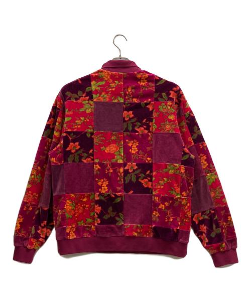 SUPREME（シュプリーム）SUPREME (シュプリーム) Floral Patchwork Velour Polo パープル サイズ:Sの古着・服飾アイテム