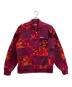SUPREME（シュプリーム）の古着「Floral Patchwork Velour Polo」｜パープル