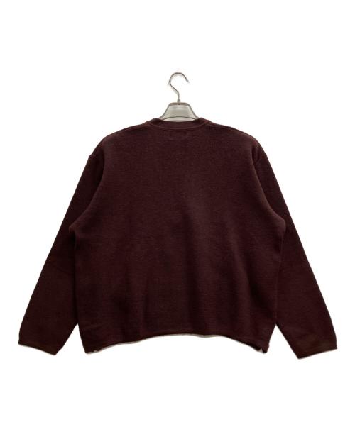 JUNIOR GAULTIER（ジュニアゴルチエ）JUNIOR GAULTIER (ジュニアゴルチエ) ジップニットジャケット ブラウン サイズ:48の古着・服飾アイテム