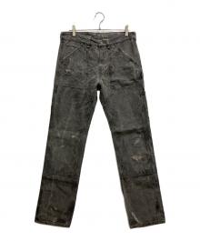 Denim & Supply Ralph Lauren（デニム＆サプライ ラルフローレン）の古着「ダメージ加工デニムパンツ」｜グレー