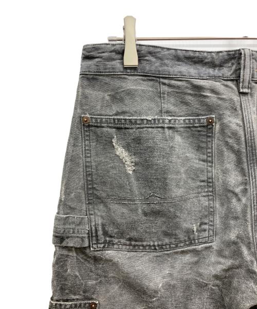 Denim & Supply Ralph Lauren（デニム＆サプライ ラルフローレン）DENIM & SUPPLY RALPH LAUREN (デニム＆サプライ ラルフローレン) ダメージ加工デニムパンツ グレー サイズ:31の古着・服飾アイテム