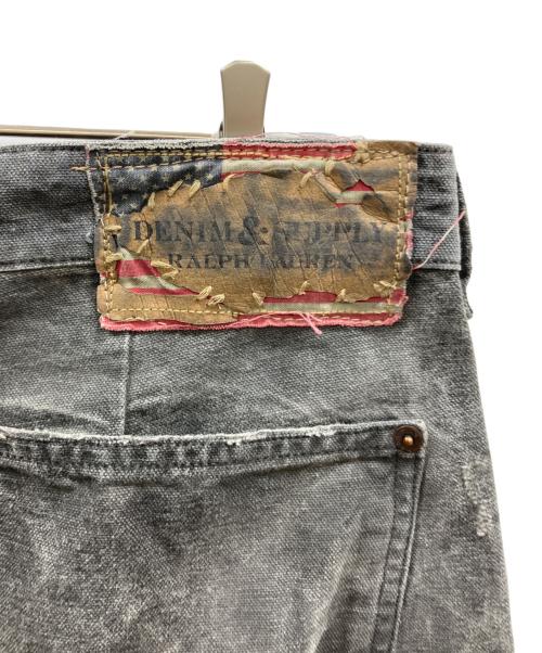 Denim & Supply Ralph Lauren（デニム＆サプライ ラルフローレン）DENIM & SUPPLY RALPH LAUREN (デニム＆サプライ ラルフローレン) ダメージ加工デニムパンツ グレー サイズ:31の古着・服飾アイテム