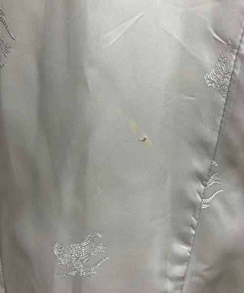 BURBERRY LONDON（バーバリーロンドン）BURBERRY LONDON (バーバリーロンドン) ラビットファートレンチコート グレー サイズ:40の古着・服飾アイテム