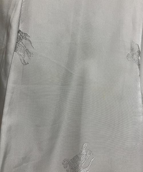 BURBERRY LONDON（バーバリーロンドン）BURBERRY LONDON (バーバリーロンドン) ラビットファートレンチコート グレー サイズ:40の古着・服飾アイテム