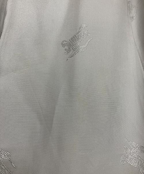 BURBERRY LONDON（バーバリーロンドン）BURBERRY LONDON (バーバリーロンドン) ラビットファートレンチコート グレー サイズ:40の古着・服飾アイテム