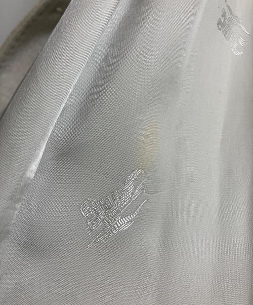 BURBERRY LONDON（バーバリーロンドン）BURBERRY LONDON (バーバリーロンドン) ラビットファートレンチコート グレー サイズ:40の古着・服飾アイテム