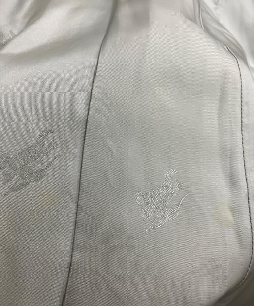 BURBERRY LONDON（バーバリーロンドン）BURBERRY LONDON (バーバリーロンドン) ラビットファートレンチコート グレー サイズ:40の古着・服飾アイテム