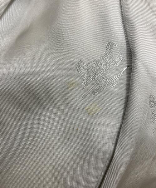 BURBERRY LONDON（バーバリーロンドン）BURBERRY LONDON (バーバリーロンドン) ラビットファートレンチコート グレー サイズ:40の古着・服飾アイテム