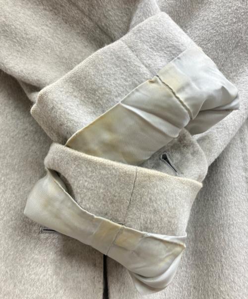 BURBERRY LONDON（バーバリーロンドン）BURBERRY LONDON (バーバリーロンドン) ラビットファートレンチコート グレー サイズ:40の古着・服飾アイテム