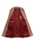 BURBERRY LONDON (バーバリーロンドン) ツイードロングコート レッド サイズ:9：15000円