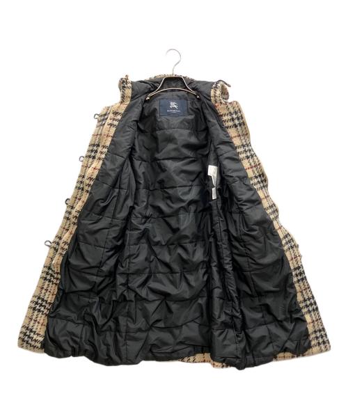 BURBERRY LONDON（バーバリーロンドン）BURBERRY LONDON (バーバリーロンドン) ノヴァチェックツイードダッフルコート ベージュ サイズ:11の古着・服飾アイテム