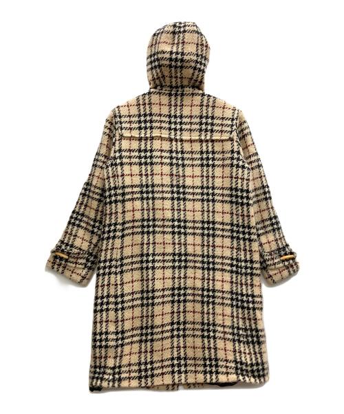 BURBERRY LONDON（バーバリーロンドン）BURBERRY LONDON (バーバリーロンドン) ノヴァチェックツイードダッフルコート ベージュ サイズ:11の古着・服飾アイテム