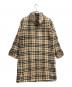 中古・古着 BURBERRY LONDON (バーバリーロンドン) ノヴァチェックツイードダッフルコート ベージュ サイズ:11：35000円
