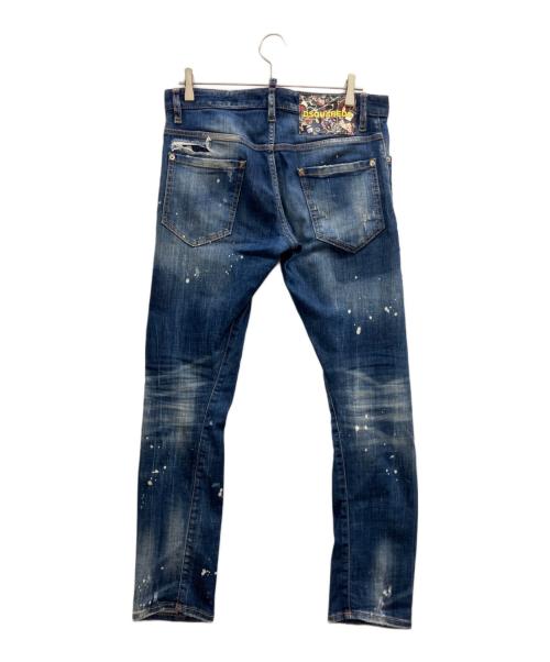 DSQUARED2（ディースクエアード）DSQUARED2 (ディースクエアード) Sexy Twist Jean インディゴ サイズ:44の古着・服飾アイテム