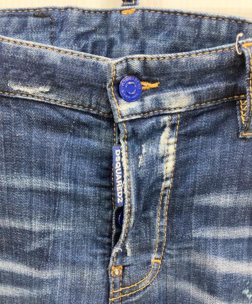 DSQUARED2（ディースクエアード）DSQUARED2 (ディースクエアード) Sexy Twist Jean インディゴ サイズ:44の古着・服飾アイテム