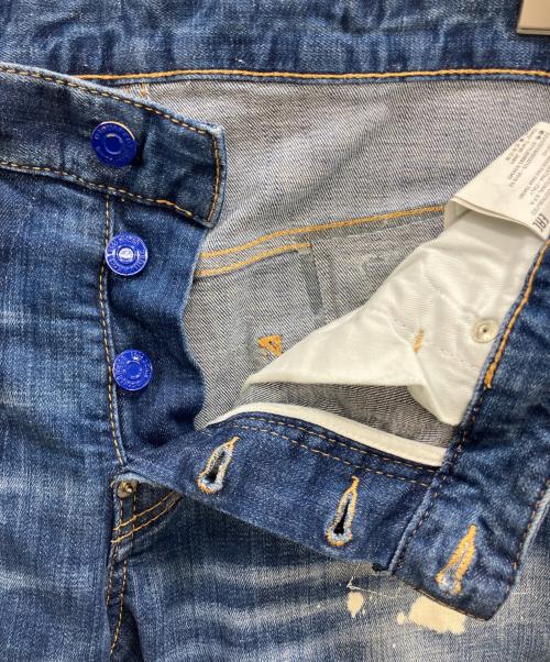 DSQUARED2（ディースクエアード）DSQUARED2 (ディースクエアード) Sexy Twist Jean インディゴ サイズ:44の古着・服飾アイテム