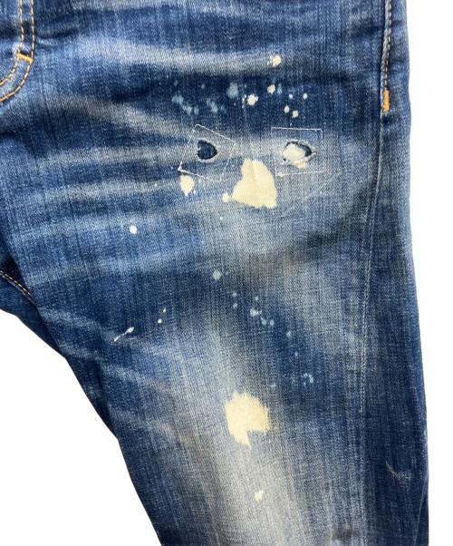 DSQUARED2（ディースクエアード）DSQUARED2 (ディースクエアード) Sexy Twist Jean インディゴ サイズ:44の古着・服飾アイテム