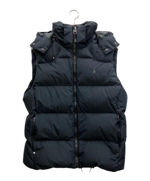 POLO RALPH LAUREN（ポロ・ラルフローレン）POLO RALPH LAUREN (ポロ・ラルフローレン) ダウンベスト ブラック サイズ:Mの古着・服飾アイテム