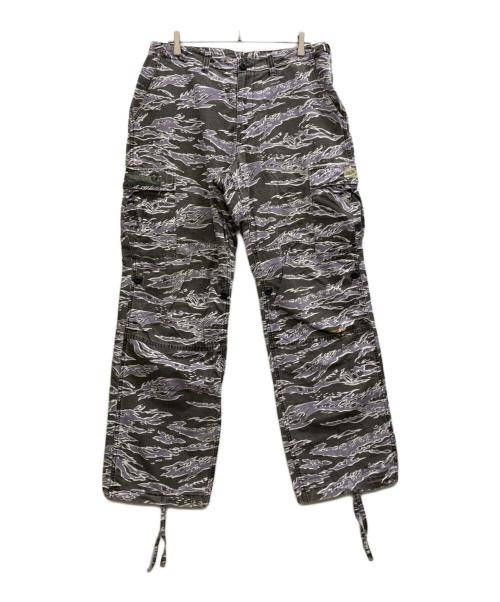 WTAPS（ダブルタップス）WTAPS (ダブルタップス) タイガーカモ柄カーゴパンツ パープル サイズ:不明の古着・服飾アイテム