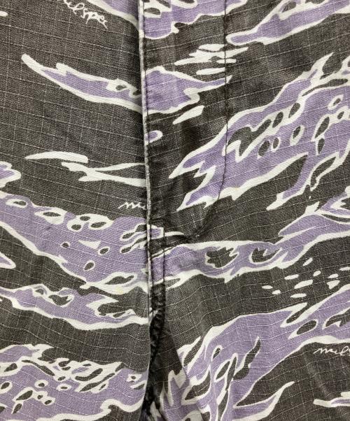WTAPS（ダブルタップス）WTAPS (ダブルタップス) タイガーカモ柄カーゴパンツ パープル サイズ:不明の古着・服飾アイテム