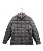 BURBERRY BLACK LABELバーバリーブラックレーベル）の古着「裏ノヴァチェックダウンジャケット」｜ブラック