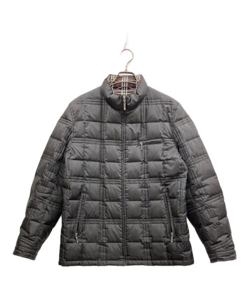 BURBERRY BLACK LABEL（バーバリーブラックレーベル）BURBERRY BLACK LABEL (バーバリーブラックレーベル) 裏ノヴァチェックダウンジャケット ブラック サイズ:Mの古着・服飾アイテム