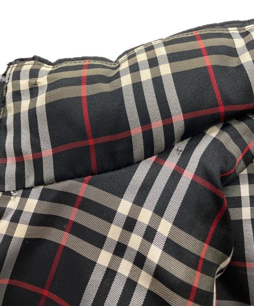 BURBERRY BLACK LABEL（バーバリーブラックレーベル）BURBERRY BLACK LABEL (バーバリーブラックレーベル) 裏ノヴァチェックダウンジャケット ブラック サイズ:Mの古着・服飾アイテム