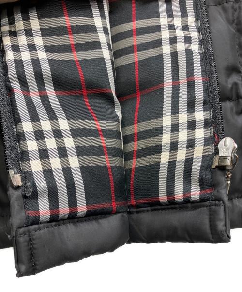 BURBERRY BLACK LABEL（バーバリーブラックレーベル）BURBERRY BLACK LABEL (バーバリーブラックレーベル) 裏ノヴァチェックダウンジャケット ブラック サイズ:Mの古着・服飾アイテム