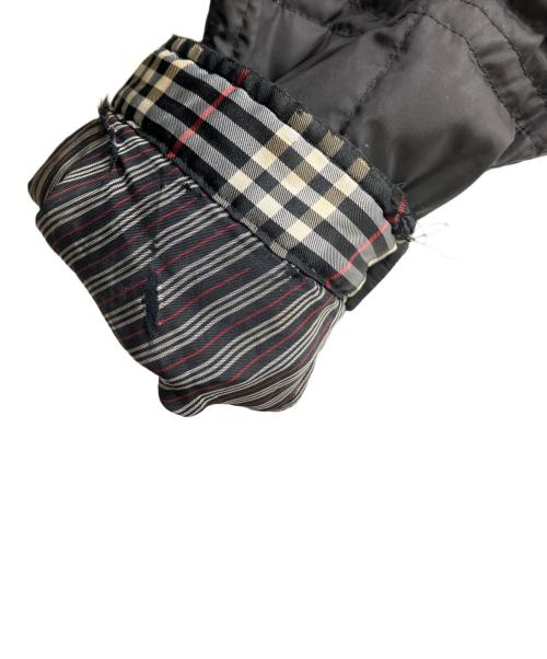 BURBERRY BLACK LABEL（バーバリーブラックレーベル）BURBERRY BLACK LABEL (バーバリーブラックレーベル) 裏ノヴァチェックダウンジャケット ブラック サイズ:Mの古着・服飾アイテム