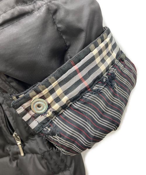 BURBERRY BLACK LABEL（バーバリーブラックレーベル）BURBERRY BLACK LABEL (バーバリーブラックレーベル) 裏ノヴァチェックダウンジャケット ブラック サイズ:Mの古着・服飾アイテム