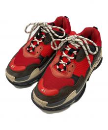 BALENCIAGA（バレンシアガ）の古着「Triple S」｜レッド×ブラック
