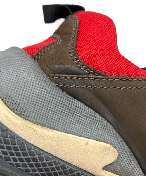 BALENCIAGA（バレンシアガ）BALENCIAGA (バレンシアガ) Triple S レッド×ブラック サイズ:27の古着・服飾アイテム