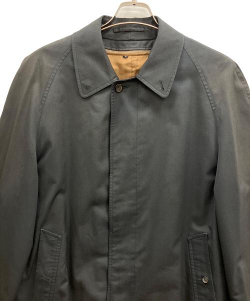 Burberry's（バーバリーズ）Burberry's (バーバリーズ) 裏ノヴァチェック比翼コート ブラック サイズ:Lの古着・服飾アイテム