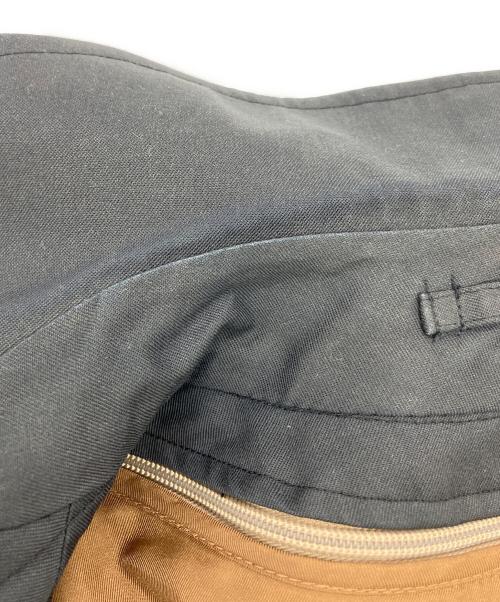Burberry's（バーバリーズ）Burberry's (バーバリーズ) 裏ノヴァチェック比翼コート ブラック サイズ:Lの古着・服飾アイテム