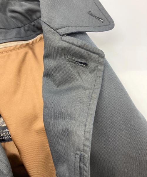 Burberry's（バーバリーズ）Burberry's (バーバリーズ) 裏ノヴァチェック比翼コート ブラック サイズ:Lの古着・服飾アイテム