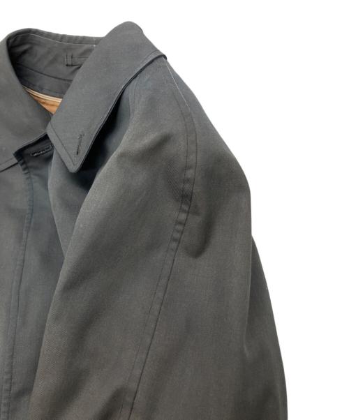 Burberry's（バーバリーズ）Burberry's (バーバリーズ) 裏ノヴァチェック比翼コート ブラック サイズ:Lの古着・服飾アイテム