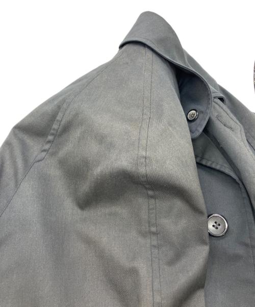 Burberry's（バーバリーズ）Burberry's (バーバリーズ) 裏ノヴァチェック比翼コート ブラック サイズ:Lの古着・服飾アイテム