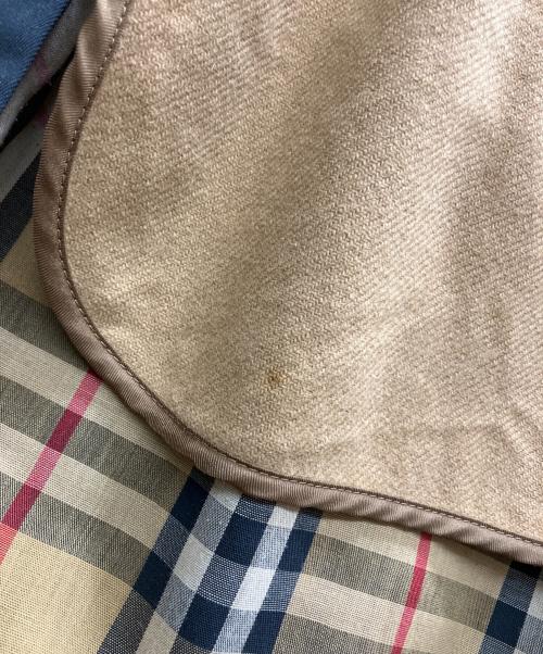 Burberry's（バーバリーズ）Burberry's (バーバリーズ) 裏ノヴァチェック比翼コート ブラック サイズ:Lの古着・服飾アイテム