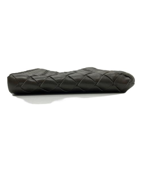 BOTTEGA VENETA（ボッテガベネタ）BOTTEGA VENETA (ボッテガベネタ) イントレチャートポーチ カーキの古着・服飾アイテム