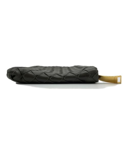 BOTTEGA VENETA（ボッテガベネタ）BOTTEGA VENETA (ボッテガベネタ) イントレチャートポーチ カーキの古着・服飾アイテム