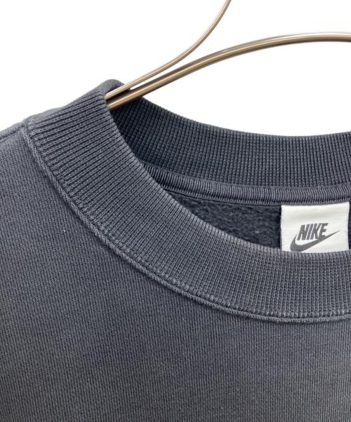 NIKE（ナイキ）NIKE (ナイキ) stussy (ステューシー) Washed NRG Fleece Crewneck ブラック サイズ:XLの古着・服飾アイテム