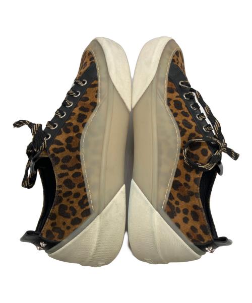 JIMMY CHOO（ジミーチュウ）JIMMY CHOO (ジミーチュウ) レオパード柄ローカットスニーカー ブラウン サイズ:40の古着・服飾アイテム