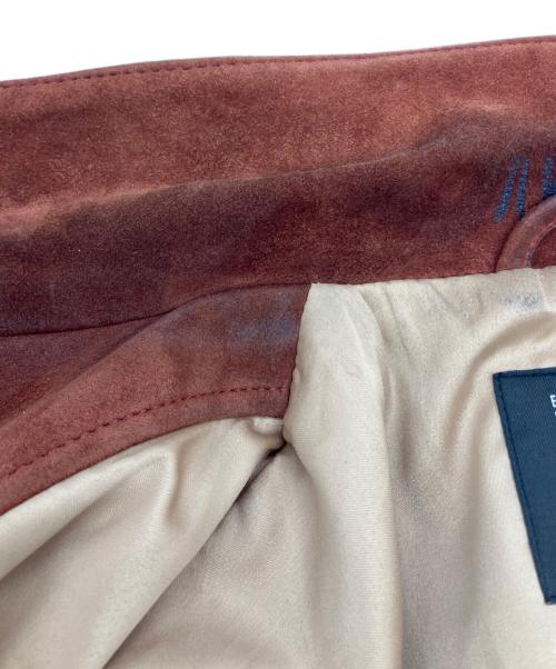 AVIREX（アヴィレックス）AVIREX (アヴィレックス) AGED SUEDE SOUVENIR JACKET ブラウン サイズ:Mの古着・服飾アイテム