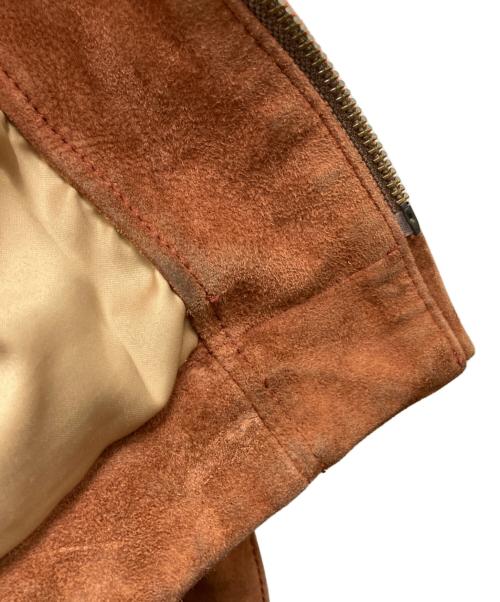 AVIREX（アヴィレックス）AVIREX (アヴィレックス) AGED SUEDE SOUVENIR JACKET ブラウン サイズ:Mの古着・服飾アイテム