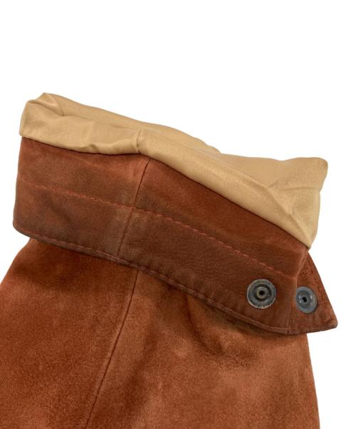 AVIREX（アヴィレックス）AVIREX (アヴィレックス) AGED SUEDE SOUVENIR JACKET ブラウン サイズ:Mの古着・服飾アイテム