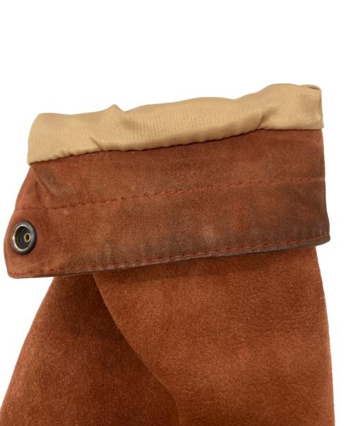 AVIREX（アヴィレックス）AVIREX (アヴィレックス) AGED SUEDE SOUVENIR JACKET ブラウン サイズ:Mの古着・服飾アイテム